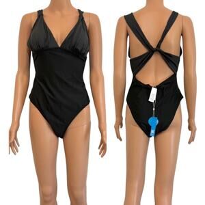 Cupshe large v front strappy back one piece swimsuit SW 2642